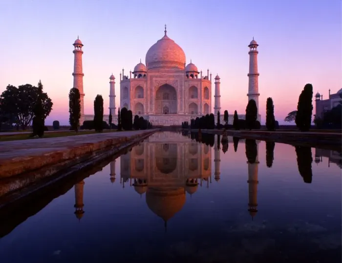 Framed Print : India. 1. 105. The Taj Mahal, shortly after sunrise