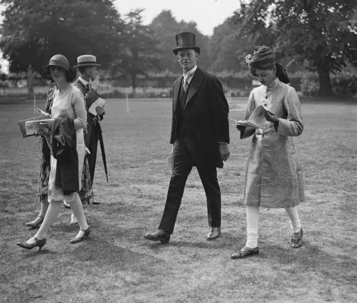 Framed Print : Indian Empire Garden party at Ranelagh Raja Jucat of Kumar with Mr J C Woods 3 Framed Print : Indian Empire Garden party at Ranelagh Raja Jucat of Kumar with Mr J C Woods 3
