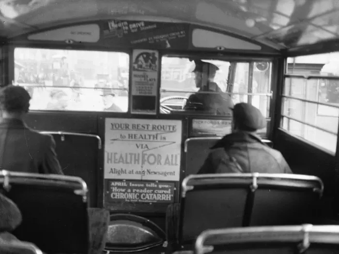 Framed Print : Internal view of a bus Framed Print : Internal view of a bus
