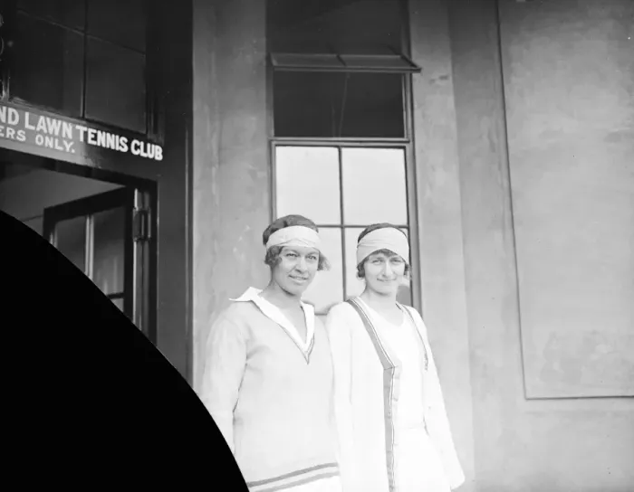 Framed Print : International Lawn Tennis in Wimbeldon Miss McKane and Mrs Mallory, who opposed Framed Print : International Lawn Tennis in Wimbeldon Miss McKane and Mrs Mallory, who opposed