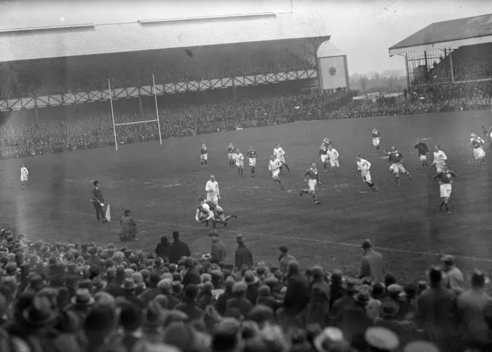 Framed Print : International rugby at Twickenham. England versus Ireland. General view of