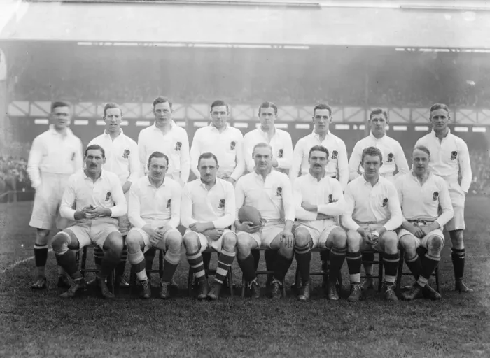 Framed Print : International Rugby at Twickenham England team Edward Massey, William Luddington Framed Print : International Rugby at Twickenham England team Edward Massey, William Luddington