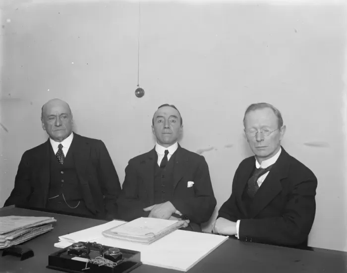 Framed Print : Irish boundary three meet. The Irish Boundary Commission sat at the offices of Framed Print : Irish boundary three meet. The Irish Boundary Commission sat at the offices of