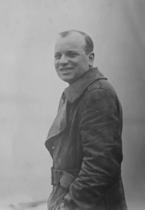 Framed Print : The Italian round the world flight. Mr R Davison, who is one of the four airman
