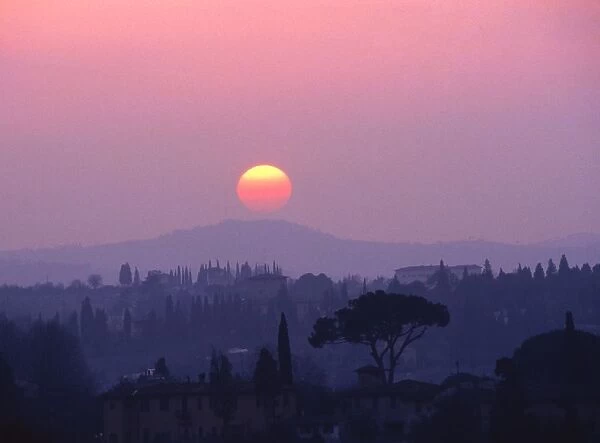 Italy Florence at Sunset