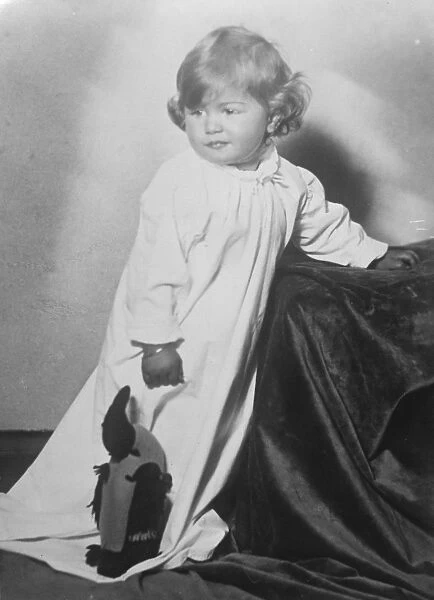 Italys greatest heiress Countess Mussolina Catanzaro, the 2 year old orphan