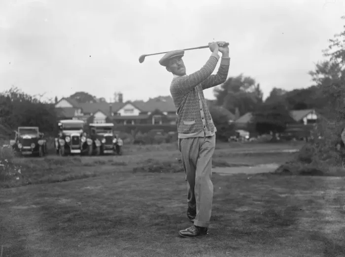 Framed Print : James Ockenden, golfer. September 1927