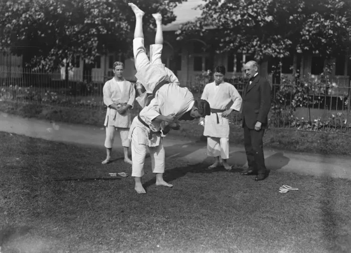 Framed Print : Japan societys garden party. The Japan Society held its garden party in the gardens