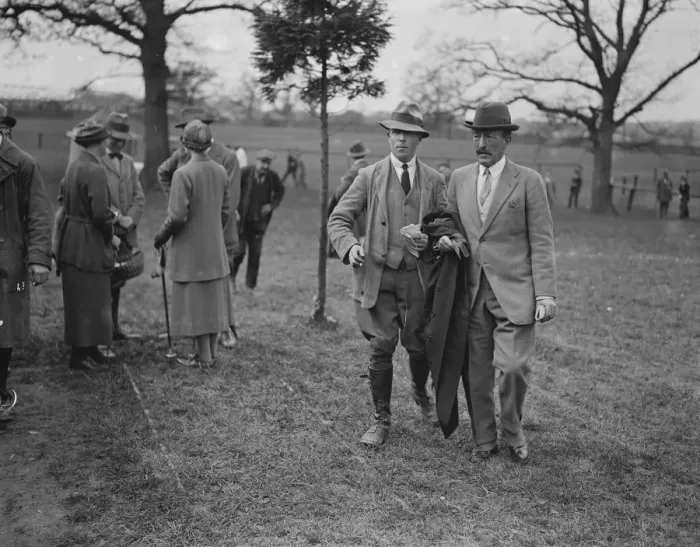 Framed Print : Jersey Cattle Show at Tunbridge Wells Viscount Hardinge ( right ) 2 May 1923