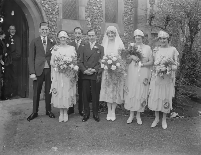 Framed Print : Jockey married. The marriage of R Jones, the jockey, and Miss H D Cartwright Framed Print : Jockey married. The marriage of R Jones, the jockey, and Miss H D Cartwright