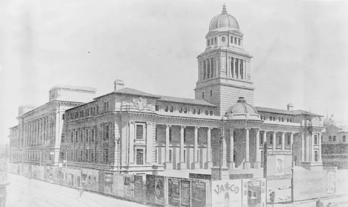 Framed Print : Johannesburg in South Africa. The town hall 11 March 1922 Framed Print : Johannesburg in South Africa. The town hall 11 March 1922