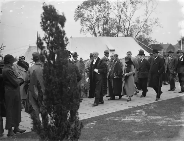 Framed Print : John Barnes at a opening ceremony at Well Hall in Eltham, Kent. 1936 Framed Print : John Barnes at a opening ceremony at Well Hall in Eltham, Kent. 1936