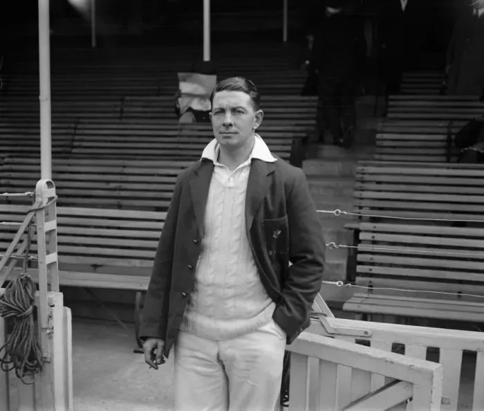 Framed Print : John Bell Glamorgan batsman. May 1928