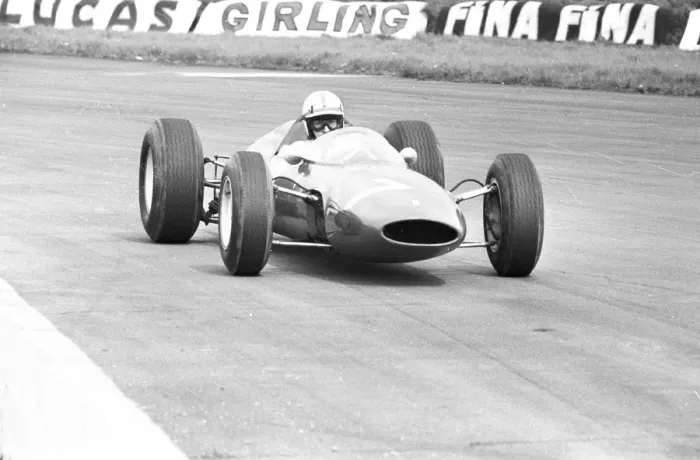 Framed Print : John Surtees driving his Ferrari during the 16th International Trophy Race at Silverstone Framed Print : John Surtees driving his Ferrari during the 16th International Trophy Race at Silverstone