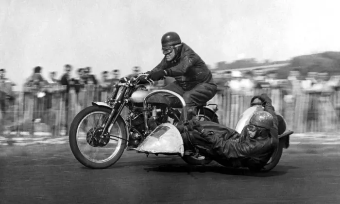Framed Print : John Surtees Sr on motorcycle the father of racing driver legend John Surtees who Framed Print : John Surtees Sr on motorcycle the father of racing driver legend John Surtees who