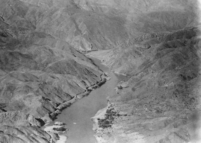 Framed Print : Kabul river gorge. 2 January 1929 Framed Print : Kabul river gorge. 2 January 1929