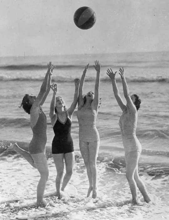 Framed Print : Keeping their eye on the ball. Photo shows: Four of Hollywoods film actresses of Framed Print : Keeping their eye on the ball. Photo shows: Four of Hollywoods film actresses of