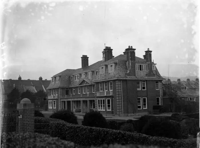 Framed Print : Kemp Town, Brighton, Sussex. The John Howard convalescent home 2nd March 1931 Framed Print : Kemp Town, Brighton, Sussex. The John Howard convalescent home 2nd March 1931