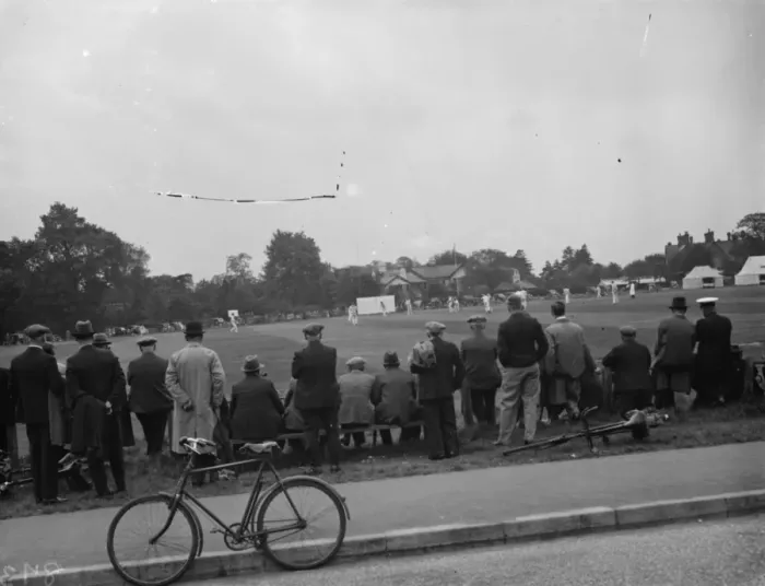 Framed Print : Kent Chislehurst cricketers. 1938 Framed Print : Kent Chislehurst cricketers. 1938