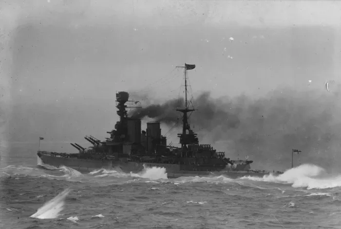 Framed Print : King of Afghanistan sees Atlantic fleet at battle manoeuvres. HMS Renown of Framed Print : King of Afghanistan sees Atlantic fleet at battle manoeuvres. HMS Renown of