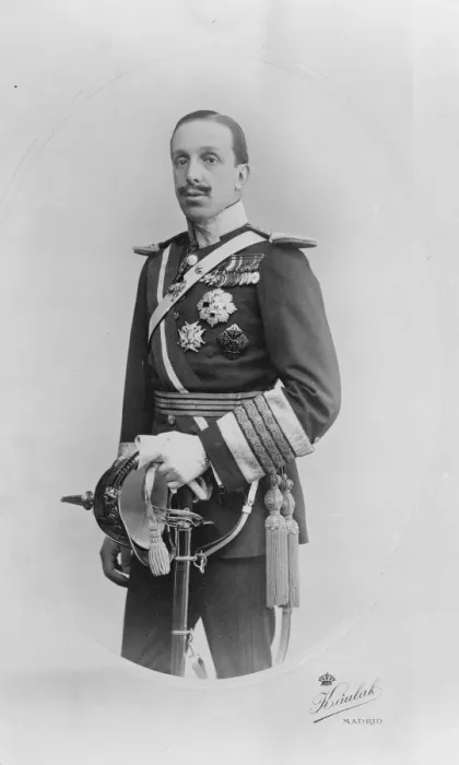 Framed Print : King Alfonso of Spain. 10 February 1925