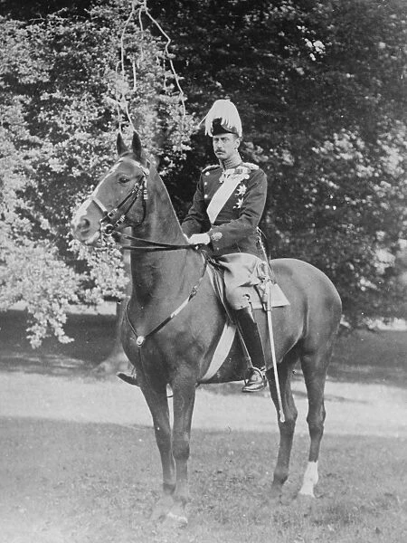 The King of Denmark on horseback 23 April 1923