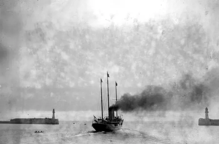 Framed Print : The King and Queen leave Dover for Paris. Royal Yacht Alexandre Framed Print : The King and Queen leave Dover for Paris. Royal Yacht Alexandre