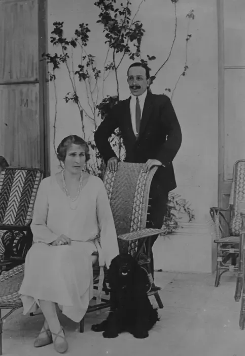 Framed Print : The King and Queen of Spain 1925