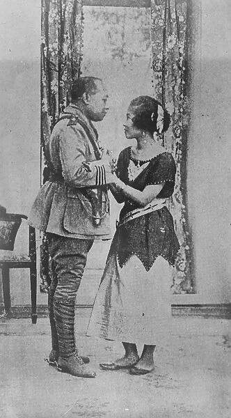 King of Siam With His Bride The King of Siam with his Royal Consort. This photograph