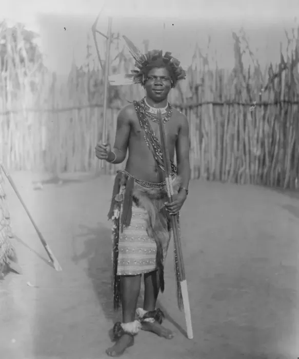 Framed Print : King Sobhusa coming to London Paramount Chief of the Swazi Nation King Sobhusa in