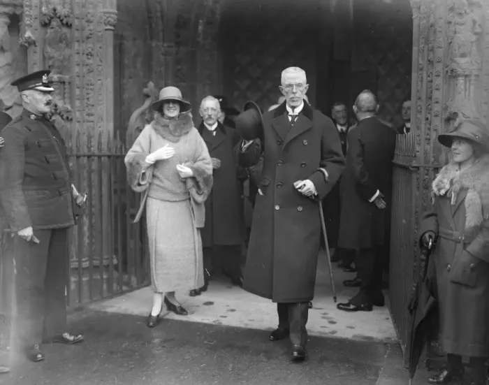 Framed Print : The King of Sweden as the guest of Sir Trehawke and Lady Kekewich The King of Sweden
