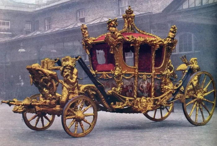 Framed Print : The Kings State Coach: The carriage used at the Coronations of English Sovereigns Framed Print : The Kings State Coach: The carriage used at the Coronations of English Sovereigns
