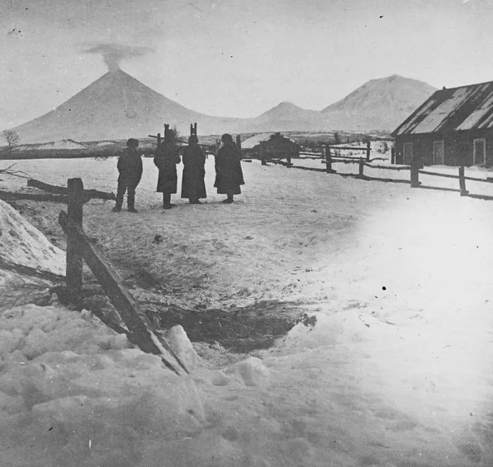 Framed Print : Klyuchevskaya Sopka Volcano in full eruption. The highest volcano in Kamchatka