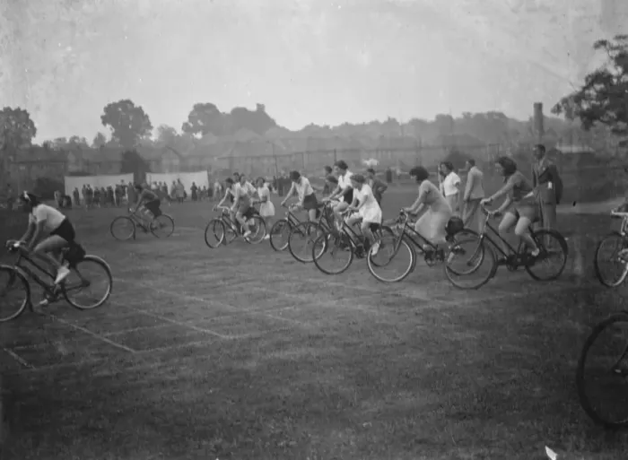 Framed Print : Kolster Brandes Sport. Cycle race. 14 August 1937 Framed Print : Kolster Brandes Sport. Cycle race. 14 August 1937