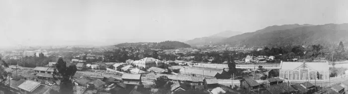 Framed Print : Kyoto in Japan July 1921 Framed Print : Kyoto in Japan July 1921