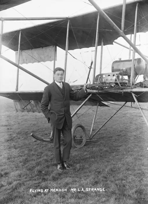 Framed Print : L A Strange at Hendon 18 June 1921