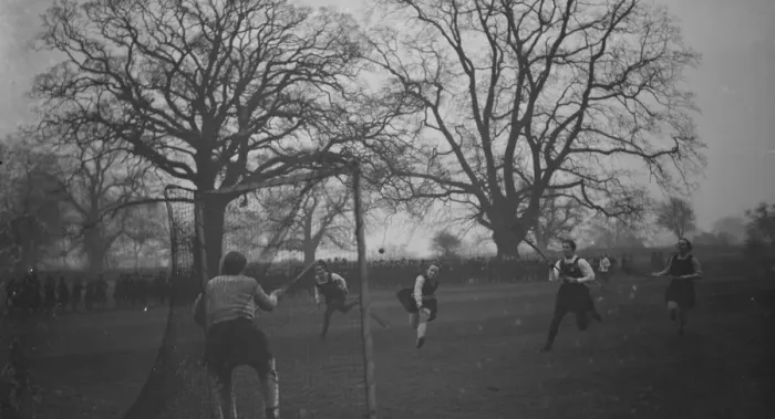 Framed Print : A Lacrosse match; East versus West at Farringtons School, Chislehurst, Kent Framed Print : A Lacrosse match; East versus West at Farringtons School, Chislehurst, Kent
