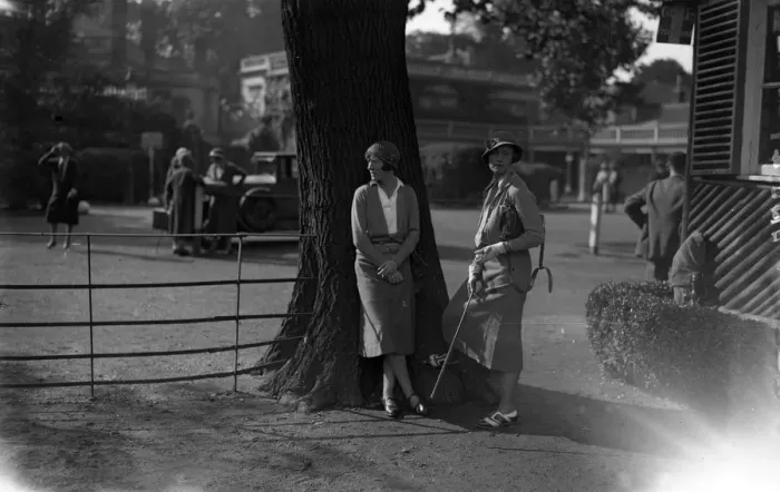 Framed Print : Ladies Autumn Foursome golf at Ranelagh. Mrs As Mathews and Mrs Geoffrey Toye 1932 Framed Print : Ladies Autumn Foursome golf at Ranelagh. Mrs As Mathews and Mrs Geoffrey Toye 1932
