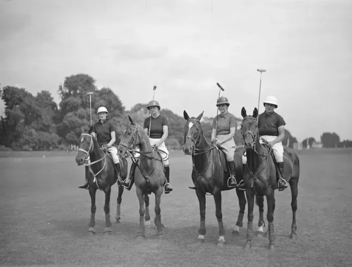 Framed Print : Ladies Inter Club Polo at Ranelagh - Rugby team, left to right Hon Mrs Edward Greenall Framed Print : Ladies Inter Club Polo at Ranelagh - Rugby team, left to right Hon Mrs Edward Greenall