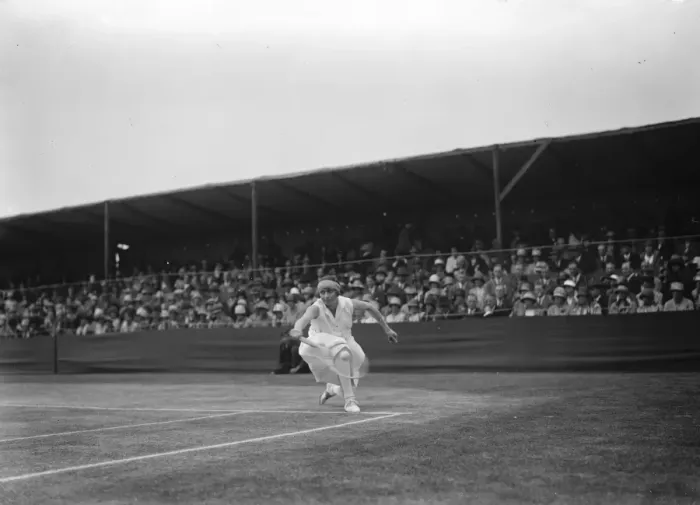 Framed Print : Ladies singles in Kent championships at Beckenham. Miss Wills V Mrs Godfree. Mrs Framed Print : Ladies singles in Kent championships at Beckenham. Miss Wills V Mrs Godfree. Mrs