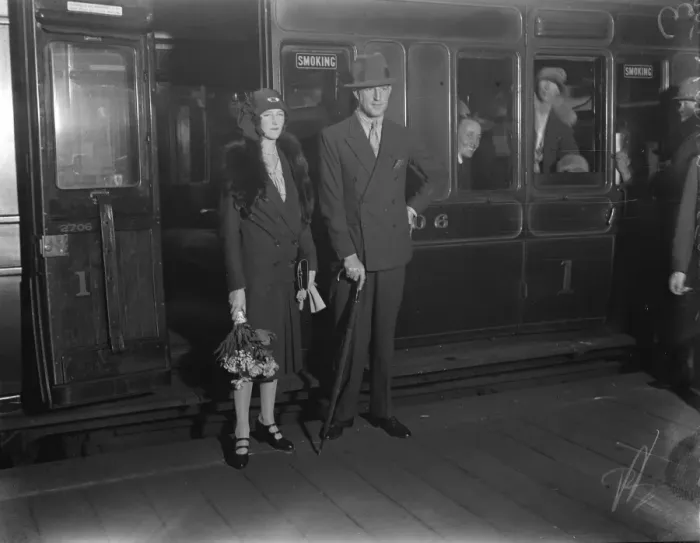 Framed Print : Lady Alexandra and Maj Metcalfe leave for India. Lady Alexandra and Maj Metcalfe Framed Print : Lady Alexandra and Maj Metcalfe leave for India. Lady Alexandra and Maj Metcalfe