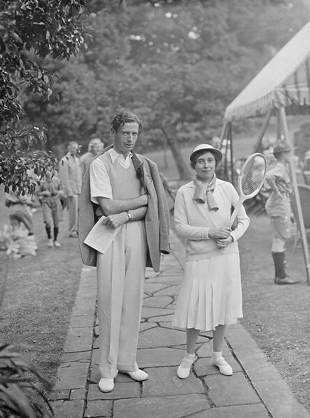 Lady Crossfields tennis club party at Highgate 1937