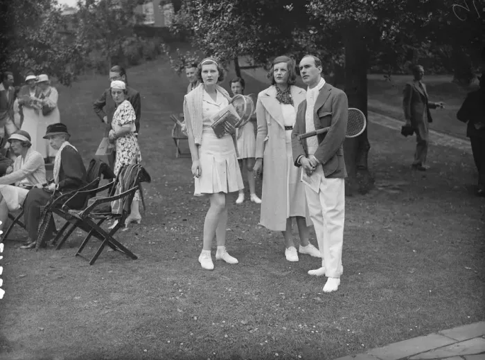 Framed Print : Lady Crossfields tennis club party at Highgate Miss Paravicini, Lady Alington Framed Print : Lady Crossfields tennis club party at Highgate Miss Paravicini, Lady Alington