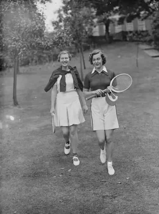 Framed Print : Lady Crossfields tennis club party at Highgate The Misses Paravicini, Daughters Framed Print : Lady Crossfields tennis club party at Highgate The Misses Paravicini, Daughters