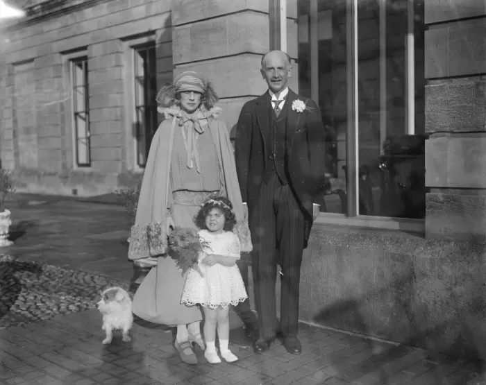 Framed Print : Lady H Cordon Eennox weds Baron Cederstrom at Haveringland, near Norwich. Bride Framed Print : Lady H Cordon Eennox weds Baron Cederstrom at Haveringland, near Norwich. Bride