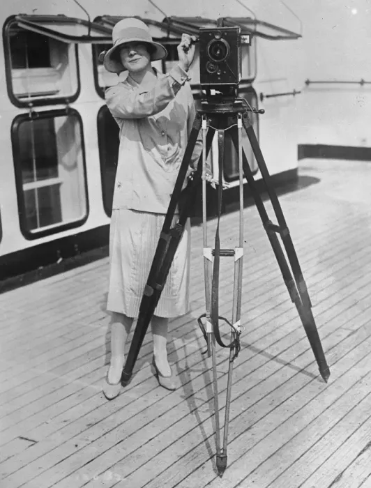 Framed Print : Lady Mercy Dean films the press. Lady Mercy Dean turning the tables Framed Print : Lady Mercy Dean films the press. Lady Mercy Dean turning the tables