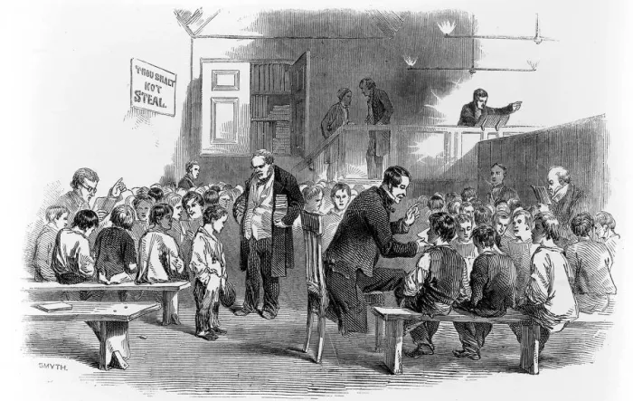Framed Print : The Lambeth Ragged School (boys), 1846 Framed Print : The Lambeth Ragged School (boys), 1846