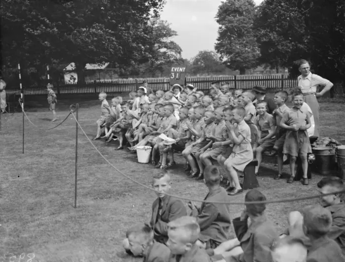 Framed Print : Lamorbey Residential School sports day in Sidcup, Kent. 1938 Framed Print : Lamorbey Residential School sports day in Sidcup, Kent. 1938