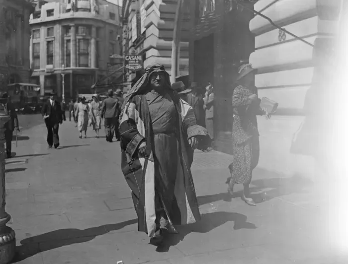 Framed Print : Laughing at the heat wave in Piccadilly. One man in London who did not feel too Framed Print : Laughing at the heat wave in Piccadilly. One man in London who did not feel too