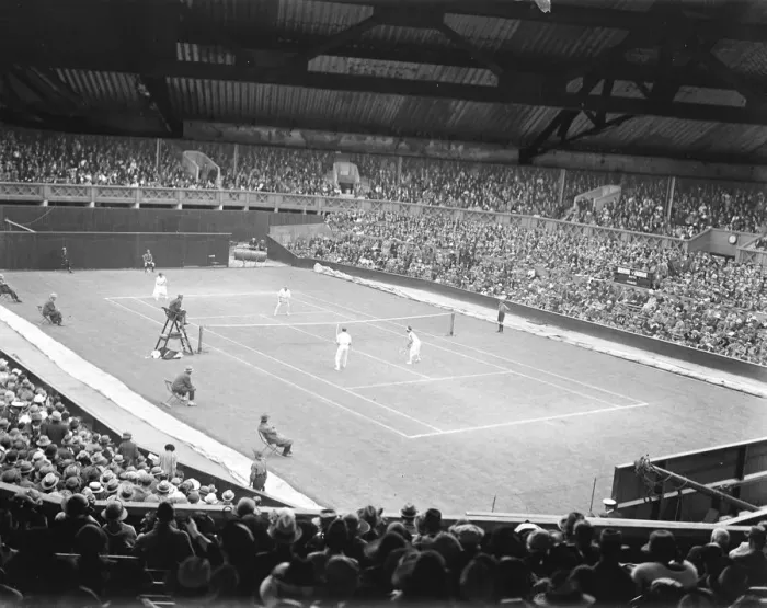 Framed Print : Lawn Tennis Championships at Wimbeldon The match between Mdlle Suzanne Lenglen and P O Hara Wood Framed Print : Lawn Tennis Championships at Wimbeldon The match between Mdlle Suzanne Lenglen and P O Hara Wood